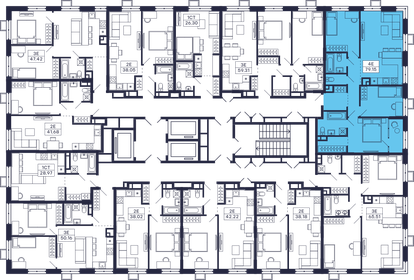 Квартира 81,3 м², 3-комнатная - изображение 2