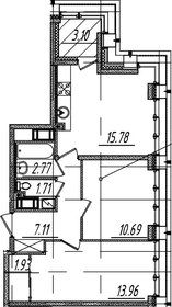 Квартира 55,5 м², 2-комнатная - изображение 1