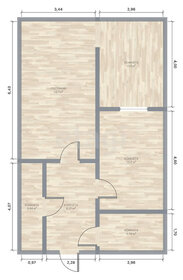 Квартира 65 м², 2-комнатная - изображение 1