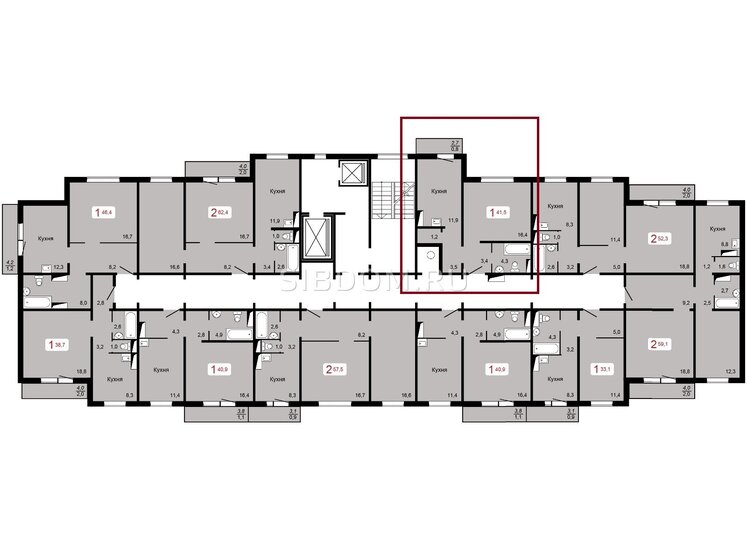 34 м², 1-комнатная квартира 5 400 000 ₽ - изображение 1