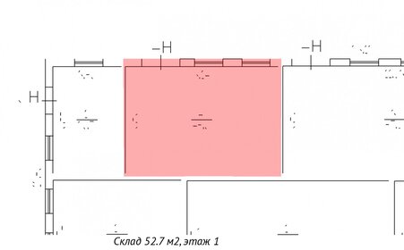 52,7 м², производственное помещение - изображение 4