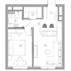 Квартира 46,3 м², 2-комнатные - изображение 2