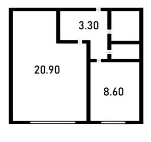 42 м², 1-комнатная квартира 50 000 ₽ в месяц - изображение 30
