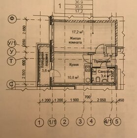 Квартира 37 м², 1-комнатная - изображение 5