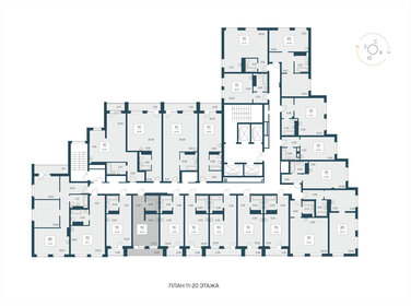 34,8 м², апартаменты-студия 5 600 000 ₽ - изображение 24