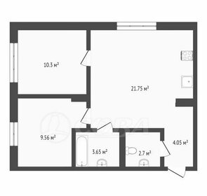 Квартира 50,5 м², 2-комнатная - изображение 1