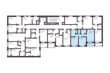 Квартира 61,2 м², 2-комнатная - изображение 2