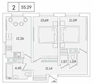 172,4 м², 5-комнатная квартира 58 788 400 ₽ - изображение 63