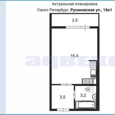 Квартира 23,1 м², студия - изображение 2