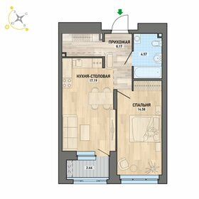 Квартира 47,2 м², 1-комнатная - изображение 1