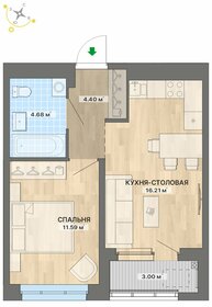 44 м², 1-комнатная квартира 4 918 000 ₽ - изображение 46