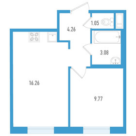 37,1 м², 1-комнатная квартира 6 340 680 ₽ - изображение 9