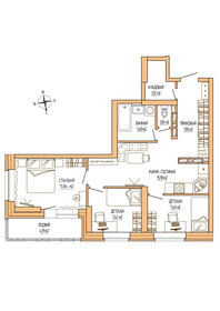 Квартира 60,3 м², 2-комнатная - изображение 2