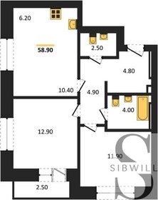 79,5 м², 3-комнатная квартира 11 970 000 ₽ - изображение 73