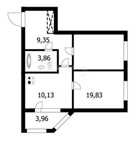 Квартира 43 м², 1-комнатная - изображение 1