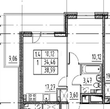 34,5 м², 1-комнатная квартира 5 990 000 ₽ - изображение 51