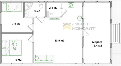 21 м² дом, 5 соток участок 1 530 000 ₽ - изображение 20