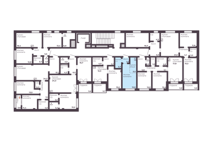29,9 м², 1-комнатная квартира 1 950 000 ₽ - изображение 81