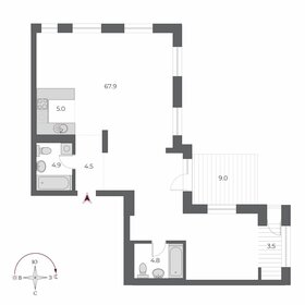 105,8 м², 3-комнатная квартира 19 300 000 ₽ - изображение 23