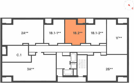 39,5 м², 1-комнатная квартира 4 920 000 ₽ - изображение 84