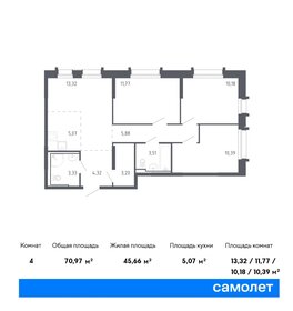 82 м², 4-комнатная квартира 10 500 000 ₽ - изображение 58