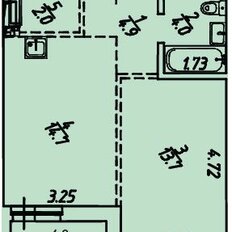 Квартира 43,6 м², 1-комнатная - изображение 4