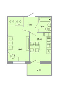38 м², 1-комнатная квартира 5 900 000 ₽ - изображение 82