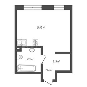 29,7 м², квартира-студия 5 600 000 ₽ - изображение 72