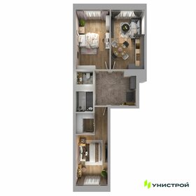 Квартира 67,1 м², 2-комнатная - изображение 1