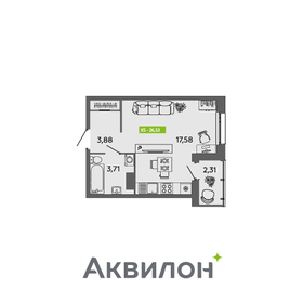 25,9 м², квартира-студия 4 224 136 ₽ - изображение 16