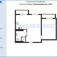 Квартира 64,7 м², 1-комнатная - изображение 2