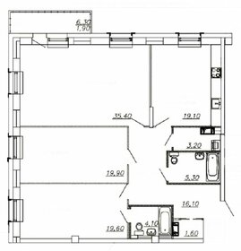 Квартира 126,2 м², 3-комнатная - изображение 1
