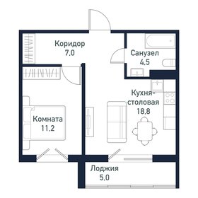 40,5 м², 1-комнатная квартира 5 065 000 ₽ - изображение 61