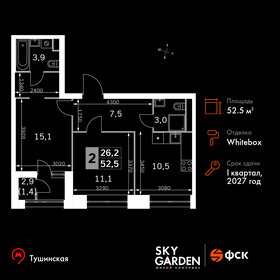 84 м², 3-комнатная квартира 9 490 000 ₽ - изображение 41