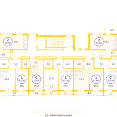 Квартира 59 м², 2-комнатная - изображение 3