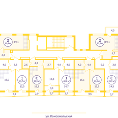 Квартира 63,2 м², 2-комнатная - изображение 3