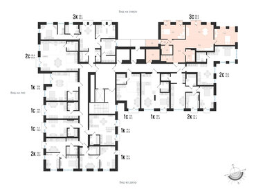 92,2 м², 3-комнатная квартира 16 000 000 ₽ - изображение 10