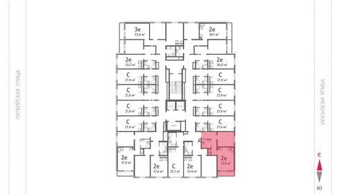 38 м², 2-комнатная квартира 3 800 000 ₽ - изображение 94