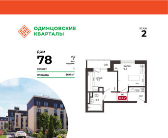 30,6 м², 1-комнатная квартира 6 258 000 ₽ - изображение 46