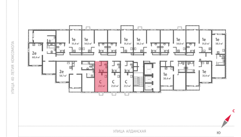 24,8 м², квартира-студия 3 500 000 ₽ - изображение 9