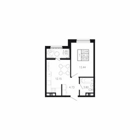 35,4 м², 1-комнатная квартира 5 705 630 ₽ - изображение 16