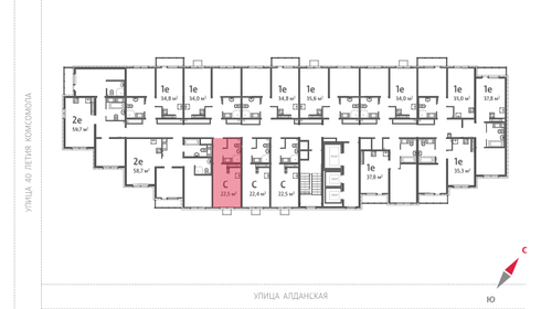 28 м², апартаменты-студия 3 300 000 ₽ - изображение 14