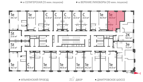 36,4 м², 1-комнатная квартира 16 500 000 ₽ - изображение 113