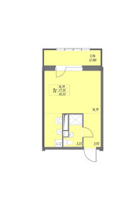 Квартира 30,3 м², студия - изображение 1