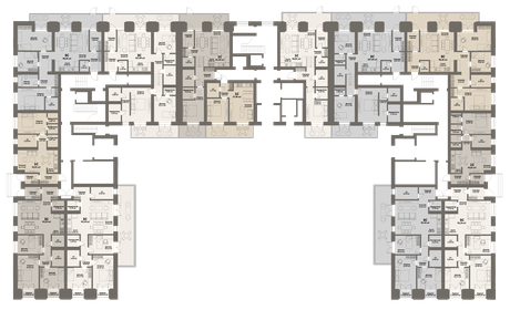 98,4 м², квартира-студия 15 245 800 ₽ - изображение 21