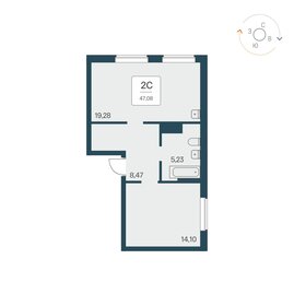 43,7 м², 2-комнатная квартира 4 790 000 ₽ - изображение 131