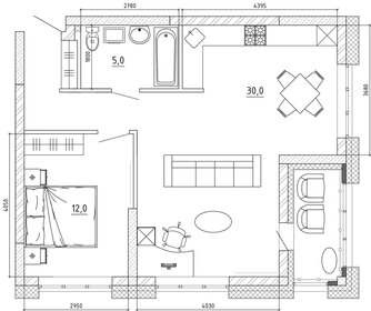 58 м², 2-комнатная квартира 4 100 000 ₽ - изображение 82