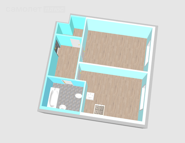 Квартира 36,1 м², 2-комнатная - изображение 2