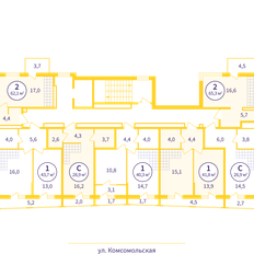 Квартира 58 м², 2-комнатная - изображение 3