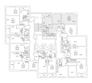 Квартира 59,8 м², 2-комнатная - изображение 2